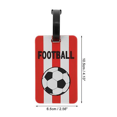 1 Pc Football Pattern Luggage Tag for Travelling