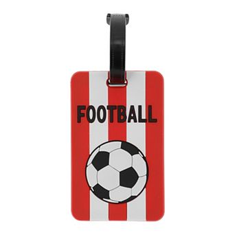 1 pc Football Pattern Luggage Tag for Travelling