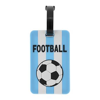 1 pc Football Pattern Luggage Tag for Travelling