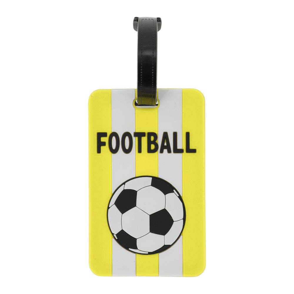 1 Pc Football Pattern Luggage Tag for Travelling