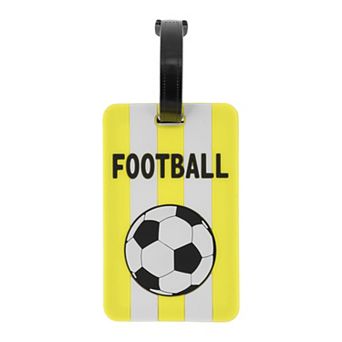 1 pc Football Pattern Luggage Tag for Travelling