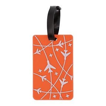 1 pc Airplane Lines Pattern Luggage Tag for Travelling