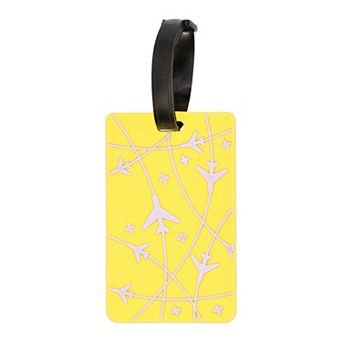 1 pc Airplane Lines Pattern Luggage Tag for Travelling