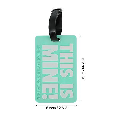 1 Pc THIS IS MINE Pattern Luggage Tag for Travelling