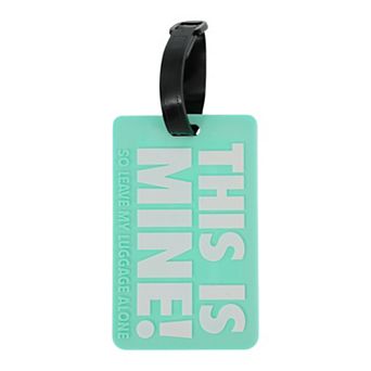 1 pc THIS IS MINE Pattern Luggage Tag for Travelling