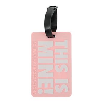 1 pc THIS IS MINE Pattern Luggage Tag for Travelling