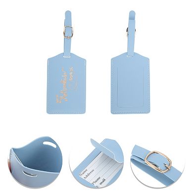 1 Pc Hot Stamping Adventure Luggage Tag for Travel