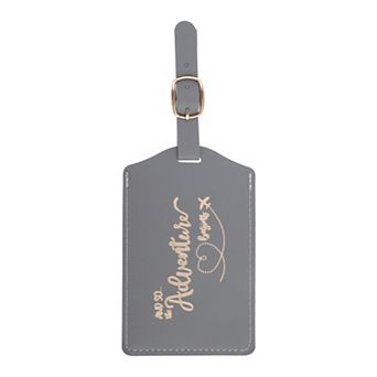 1 pc Hot Stamping Adventure Luggage Tag for Travel