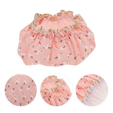 1 Pc Reusable Birds Pattern Shower Cap for Shower