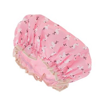 1 pc Reusable Birds Pattern Shower Cap for Shower