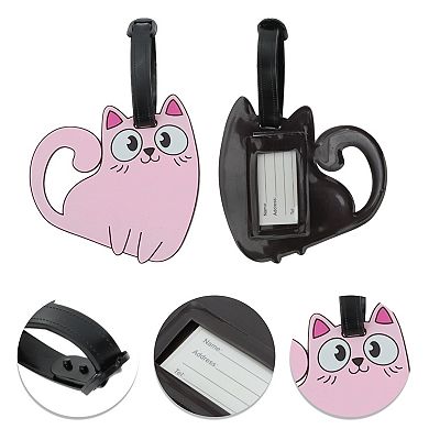 1 Pc Cat Pattern Luggage Tag for Travelling