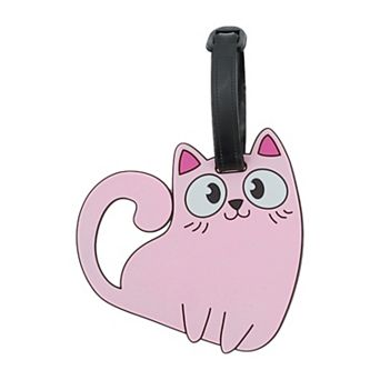 1 pc Cat Pattern Luggage Tag for Travelling