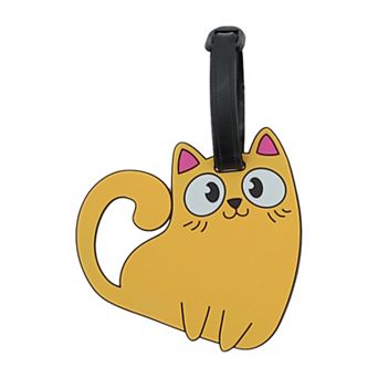 1 pc Cat Pattern Luggage Tag for Travelling