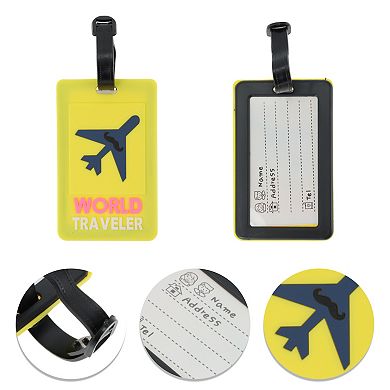 1 Pc Plane Pattern Luggage Tag for Travelling