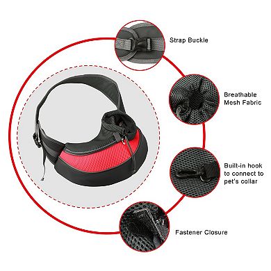 Small Dog & Cat Carrier Hands-Free Shoulder Sling Bag