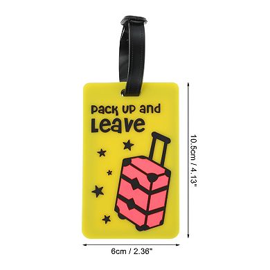 1 Pc Trolley Case Pattern Luggage Tag for Travelling