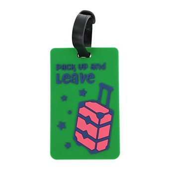 1 pc Trolley Case Pattern Luggage Tag for Travelling