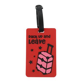 1 pc Trolley Case Pattern Luggage Tag for Travelling