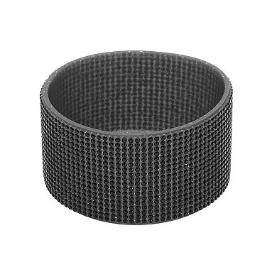 5Pcs Protective Flash Faux Diamond Water Bottle Boot Set Black Silver Tone Purple Pink Khaki