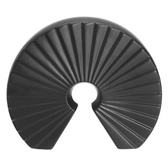 Large Black Shell Ornament, White Minimalist Home Decor Desktop Ornament for Living Room, TV Cabinet