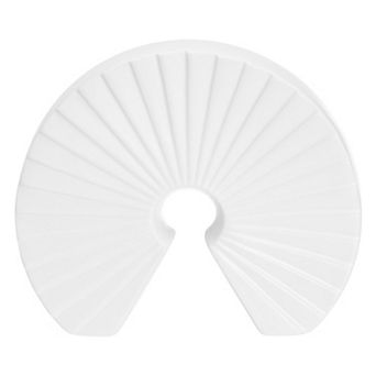 Small White Shell Ornament, White Minimalist Home Decor Desktop Ornament for Living Room, TV Cabinet