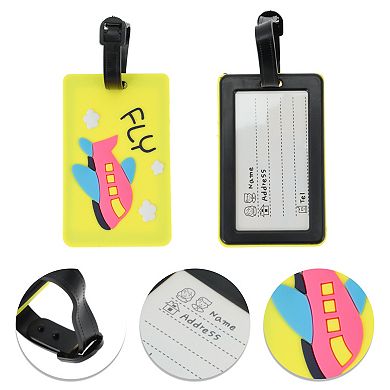 1Pc Aircraft Pattern Luggage Tag for Travelling