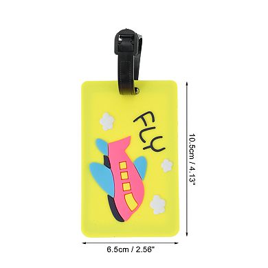 1Pc Aircraft Pattern Luggage Tag for Travelling