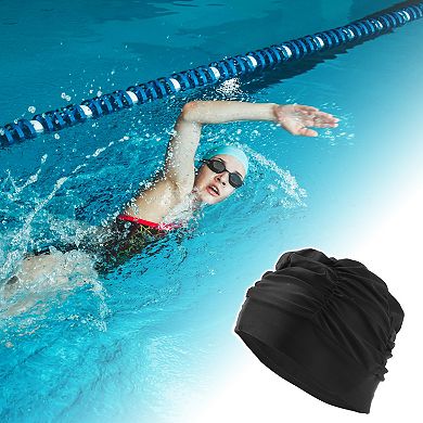 Pleated Style Swim Cap 5.91"x9.25" 1 Pc
