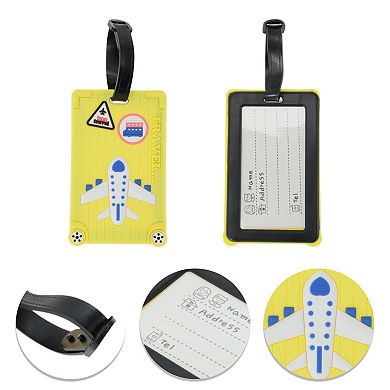 1 Pc Airplane Pattern Luggage Tag for Travelling
