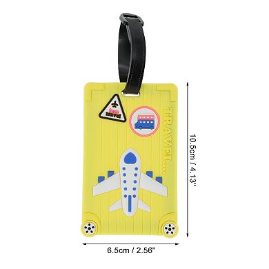 1 Pc Airplane Pattern Luggage Tag for Travelling