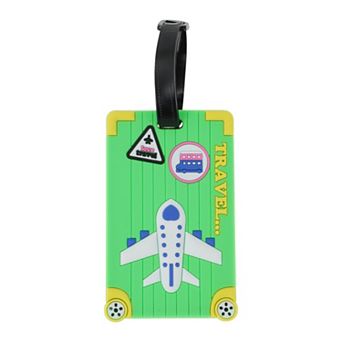 1 pc Airplane Pattern Luggage Tag for Travelling