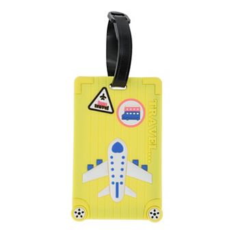 1 pc Airplane Pattern Luggage Tag for Travelling