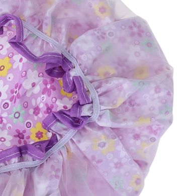 1 Pc Ditsy Floral Double Layer Shower Cap for Bathroom