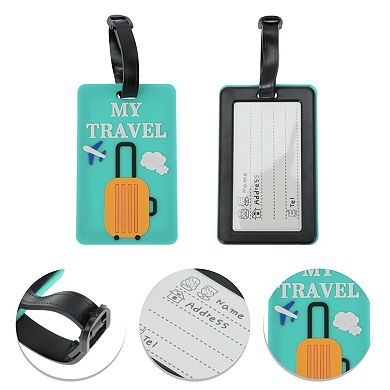 1 Pc Suitcase Airplane Pattern Luggage Tag for Travelling