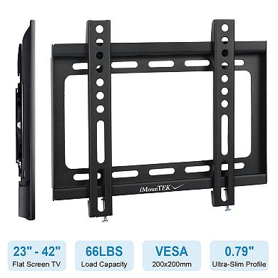 Fixed TV Wall Mount Bracket for 2342" Flat TVs, VESA 200×200