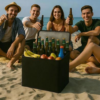 2-Pack XL Insulated Grocery Bags - Triple-Layer Insulation, Durable, Reusable