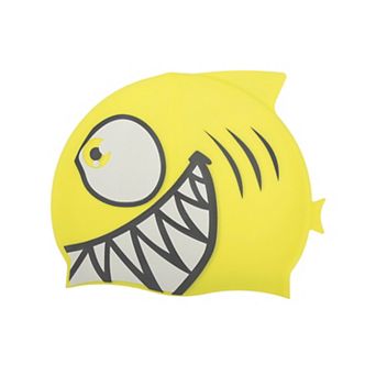 Waterproof Cartoon Fish Pattern Swim Cap for Child 1 pc