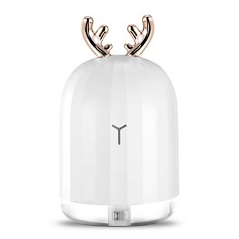 Mini Cool Mist Humidifier 220ml Ultrasonic Diffuser with LED Lights