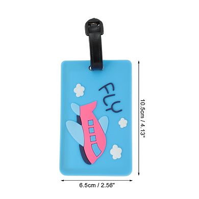 1Pc Aircraft Pattern Luggage Tag for Travelling