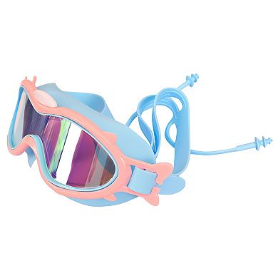 Kids Pool Goggles Leakproof Anti-Fog with Ear Plugs