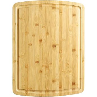 Large Cutting Board,20x15 Inch - 0.8'' Thick with Juice Groove & Non-Slip Handles