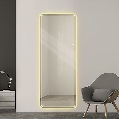 ELEMENT ACE LED Wall Mounted Mirror with Adjustable Lighting & Dimming Control