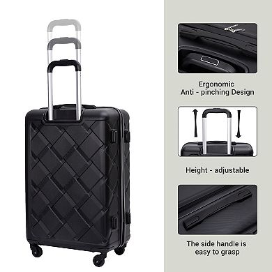 ELEMENT ACE Lightweight Hardshell Luggage Set with Storage & Handbag for Organized Travel