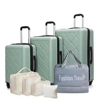 ELEMENT ACE Lightweight Hardshell Luggage Set with Storage & Handbag for Organized Travel