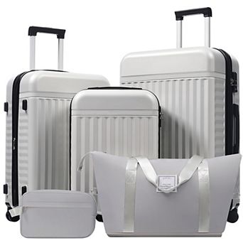 ELEMENT ACE 5 pc Expandable Hardside Luggage Set with Spinner Wheels and TSA Lock