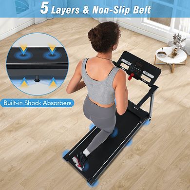 ELEMENT ACE Foldable Home and Office Treadmill with Incline for Walking and Running Exercise