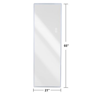 ELEMENT ACE LED Wall Mounted Vanity Mirror, Full Length, Stepless Dimming, Rounded Corners