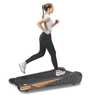 ELEMENT ACE Compact Under Desk Walking Pad Treadmill with Incline for Home and Office Fitness