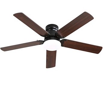 ELEMENT ACE 42" Modern Ceiling Fan with LED Light, Remote Control & Reversible DC Motor
