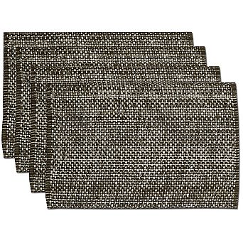 Sweet Home Collection Two Tone Cotton Woven 13x19 Placemat Sets 4 Pack